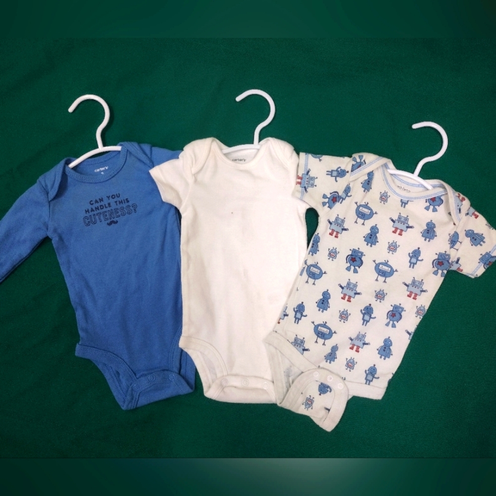 3-6 months Boys Onesies